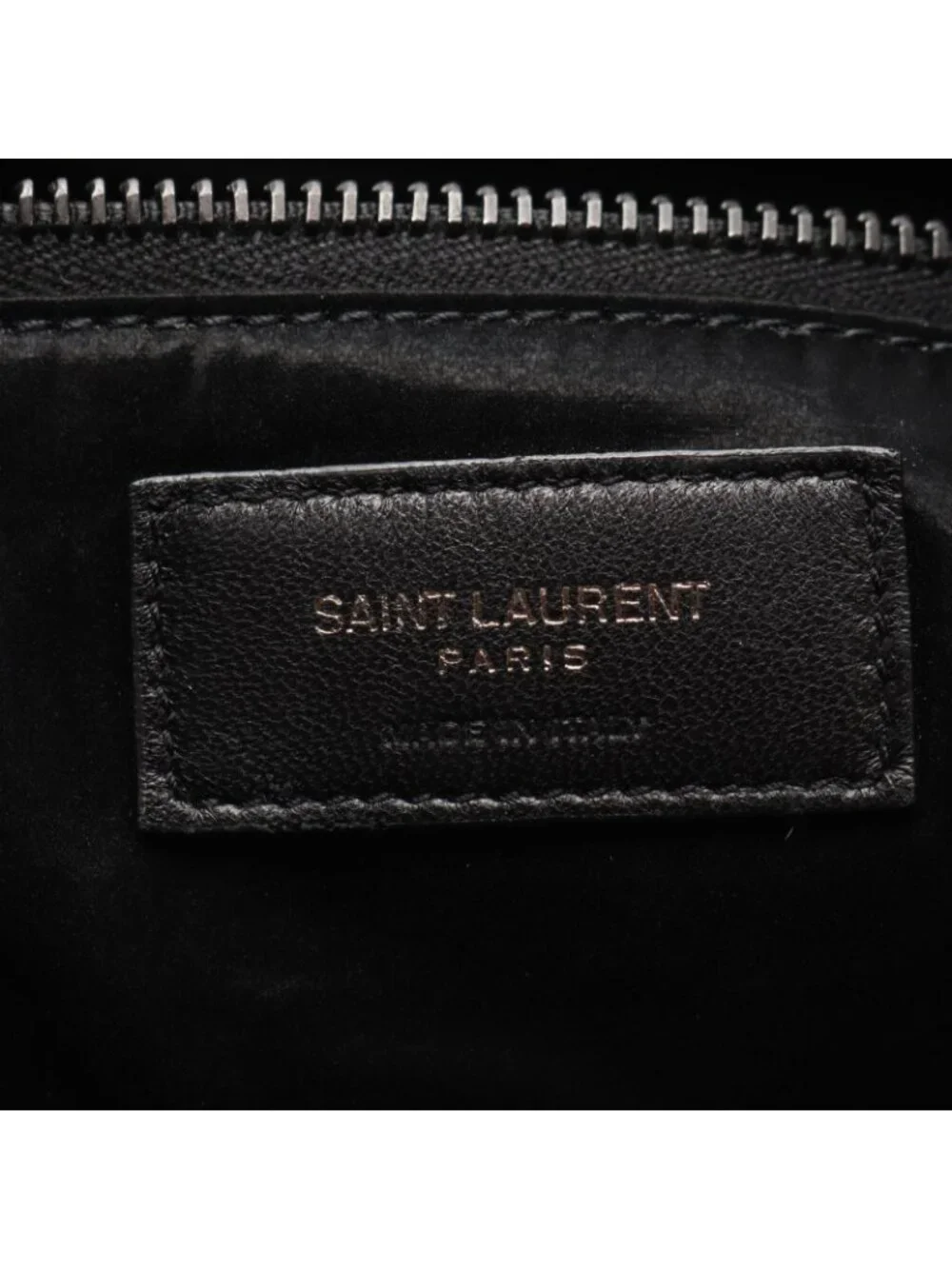 Saint Laurent Paris Tote Bag Wide Puffer Black Nylon